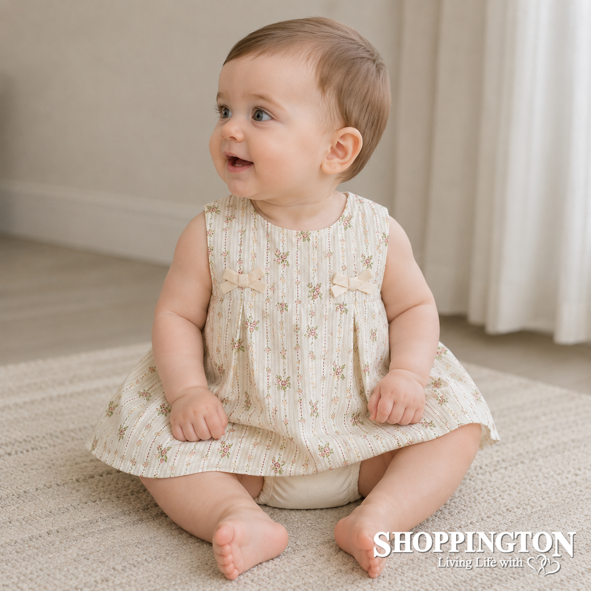 Arthur Avenue - Dusty Rose Lemon Rose Bow Playsuit