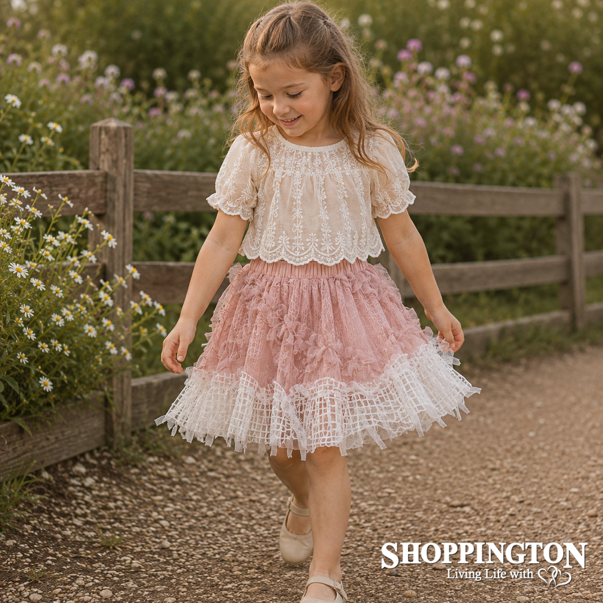 Arthur Avenue - Dusty Rose Party Skirt