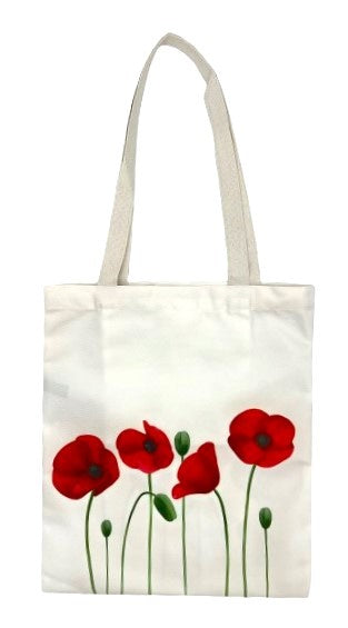 Tote Bag - Red Poppies