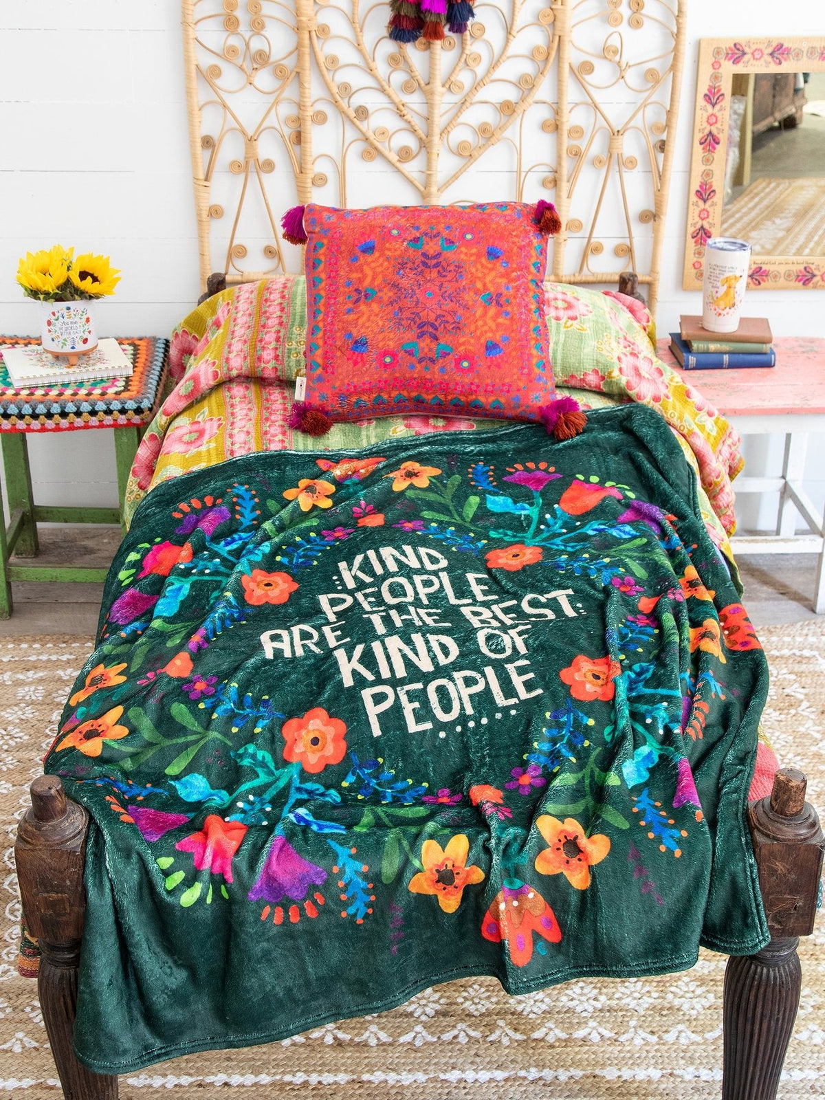 Kind People are my Kind of People Cozy Throw