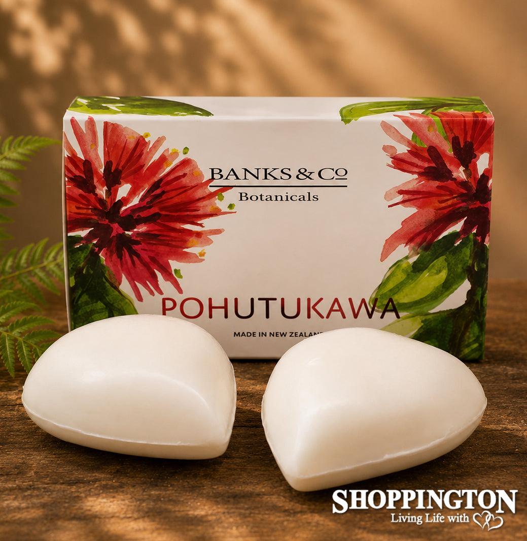 Banks & Co / Pohutukawa Heart Soaps 2pk