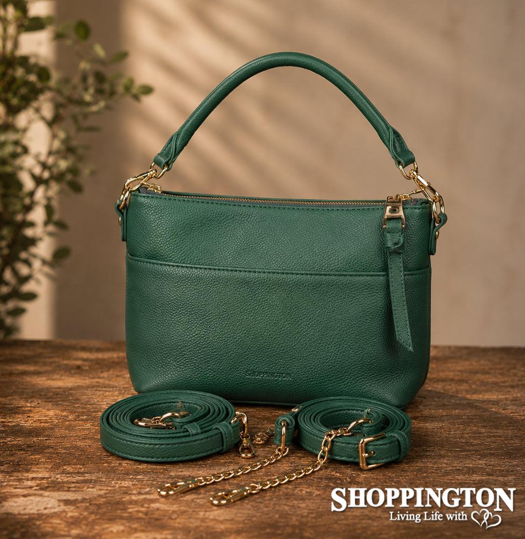 Black Caviar - Alice Olive Handbag