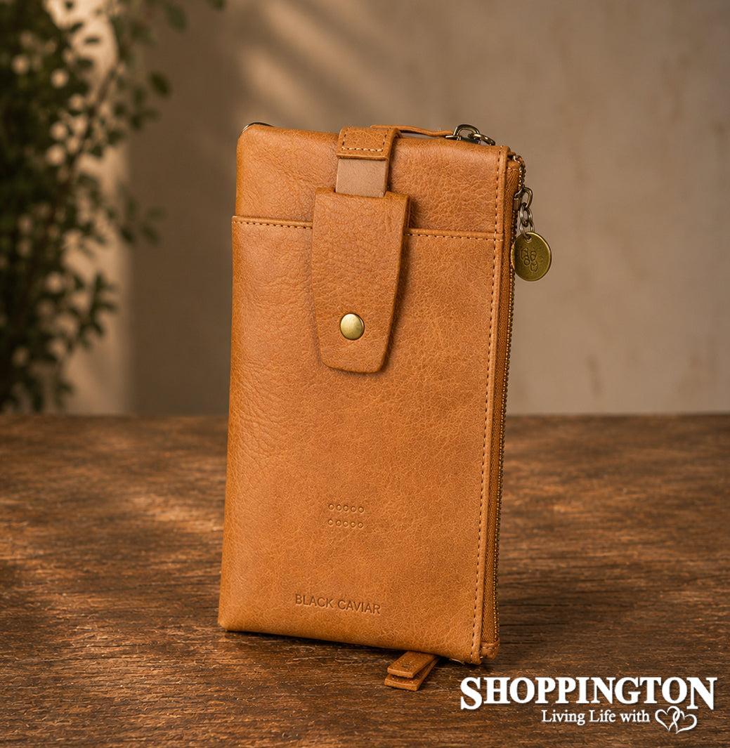 Black Caviar Roxie Handbag - Tan