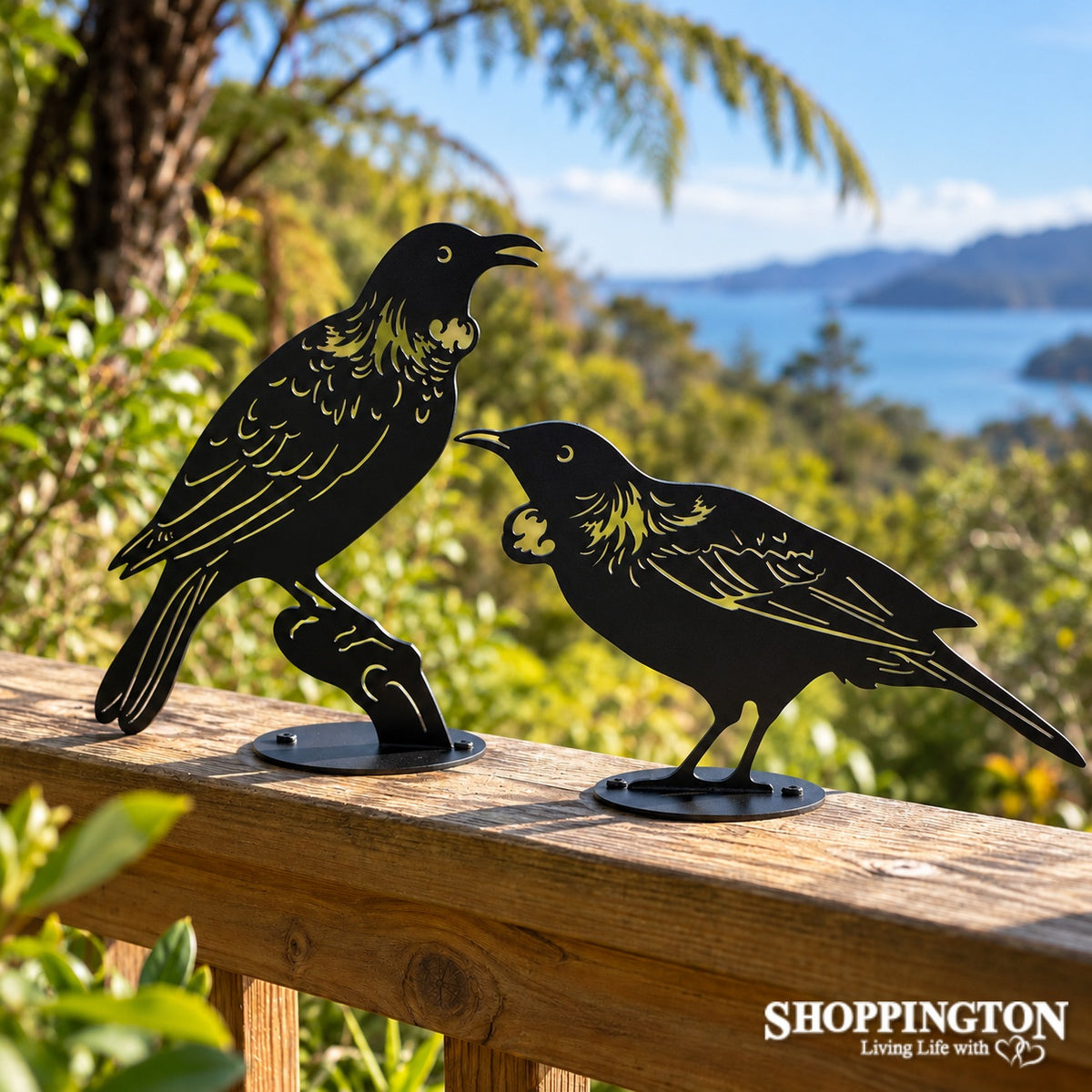 Freestanding Metal Kiwiana Art - Tui (ea)