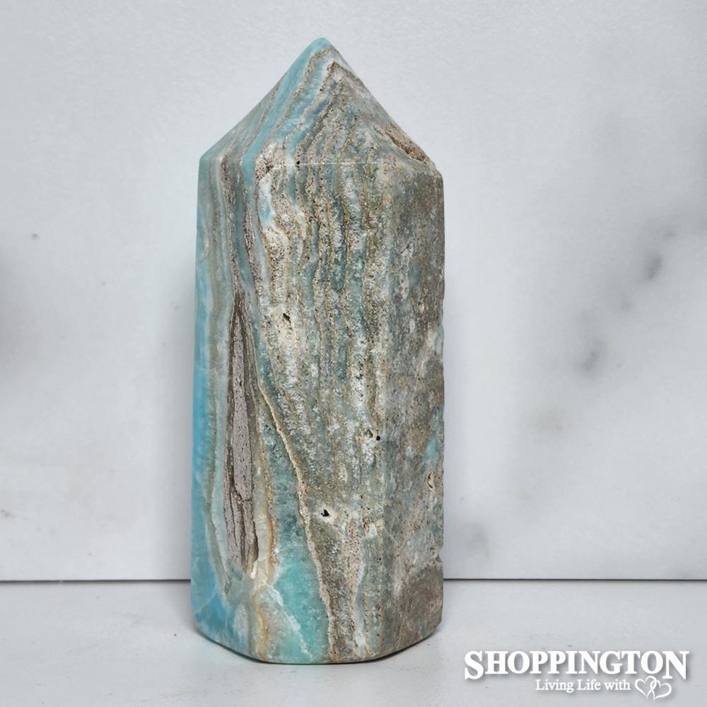 Blue Aragonite Point #1