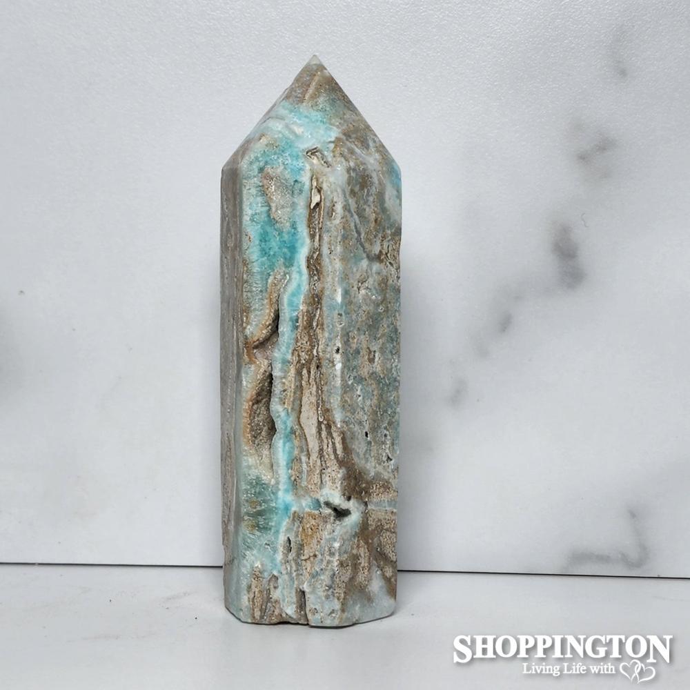 Blue Aragonite Point #2