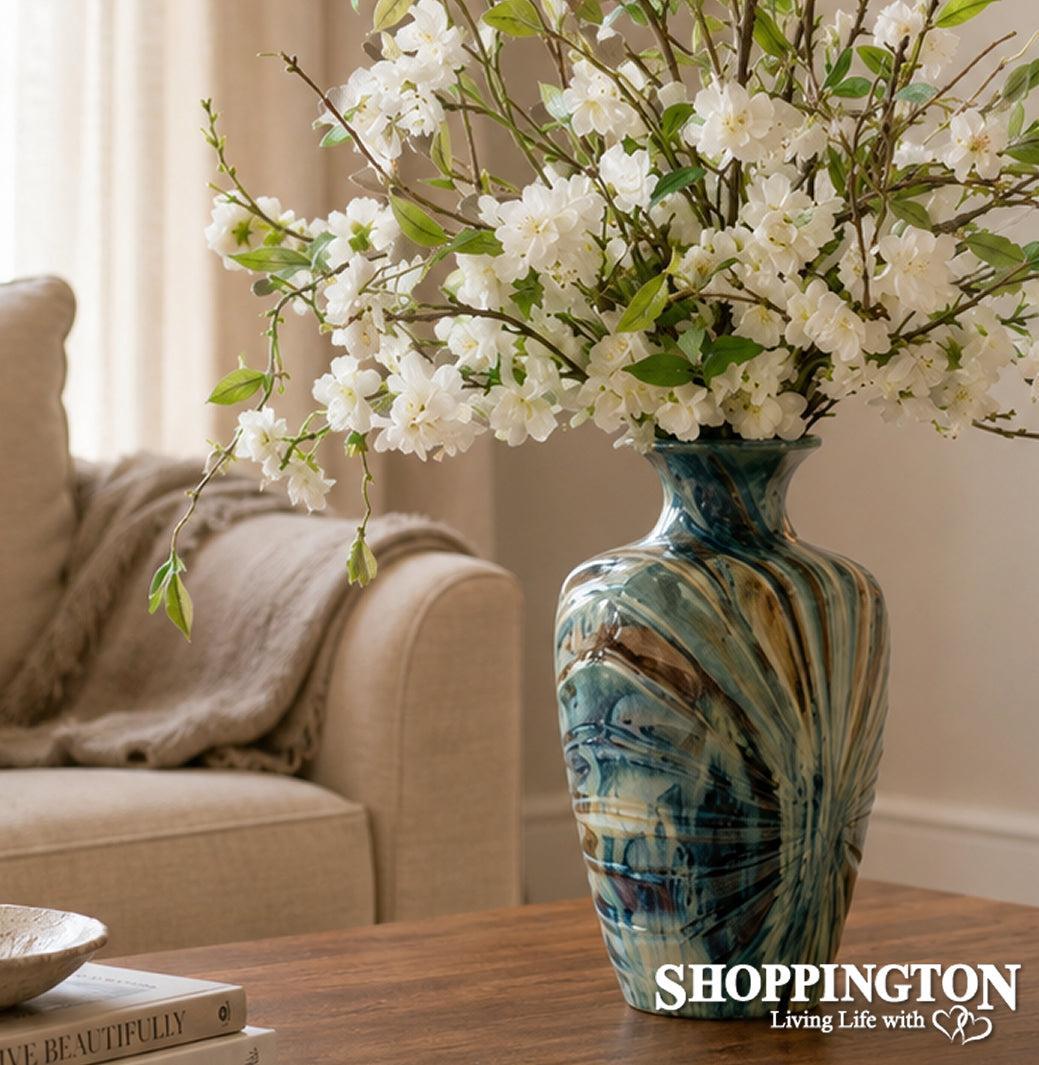 Blue Ceramic Vase