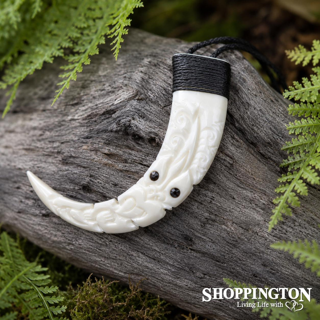 Bone Tusk Carved