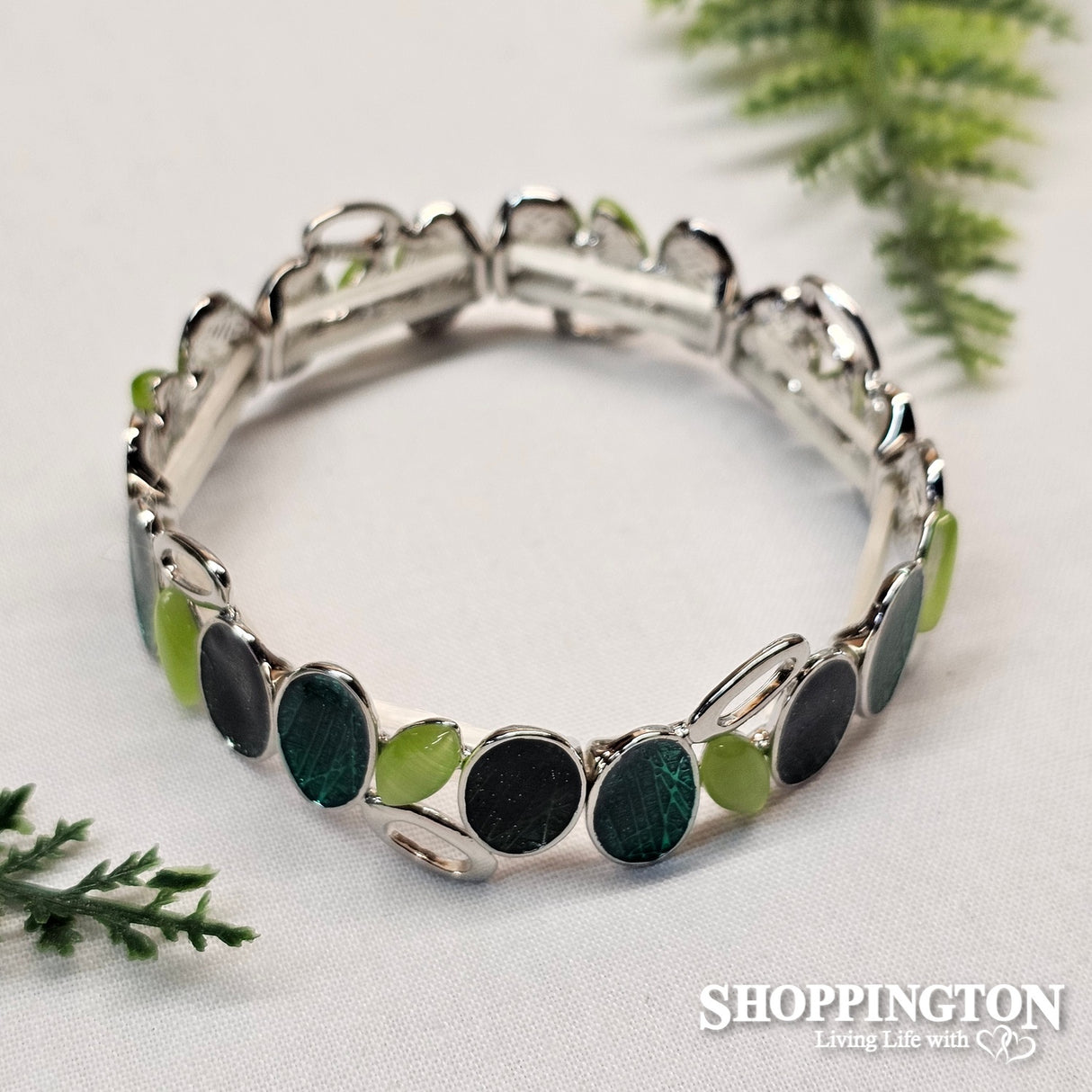 Bracelet - Ovals of Green
