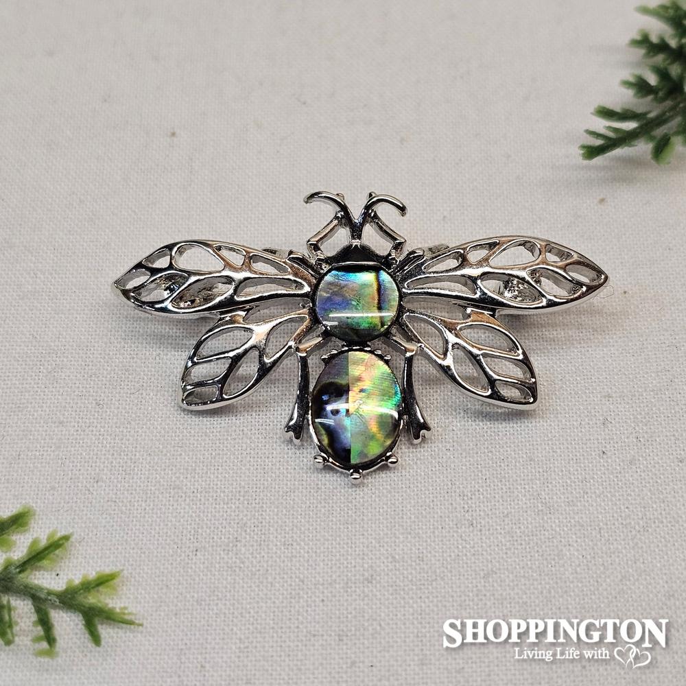 Brooch - Paua Bee