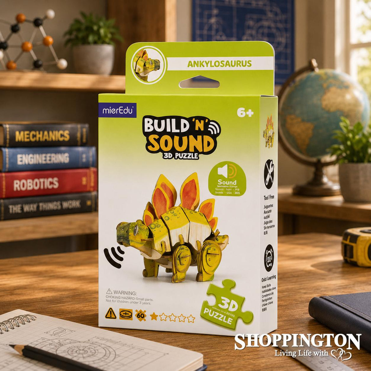 Build n Sound 3D Puzzle - Stegosaurs