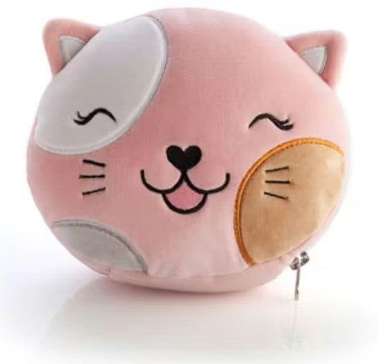 Smoosho's Pals Travel Mask & Pillow - Cat