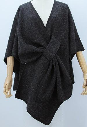 Cape - Loop Tie Black