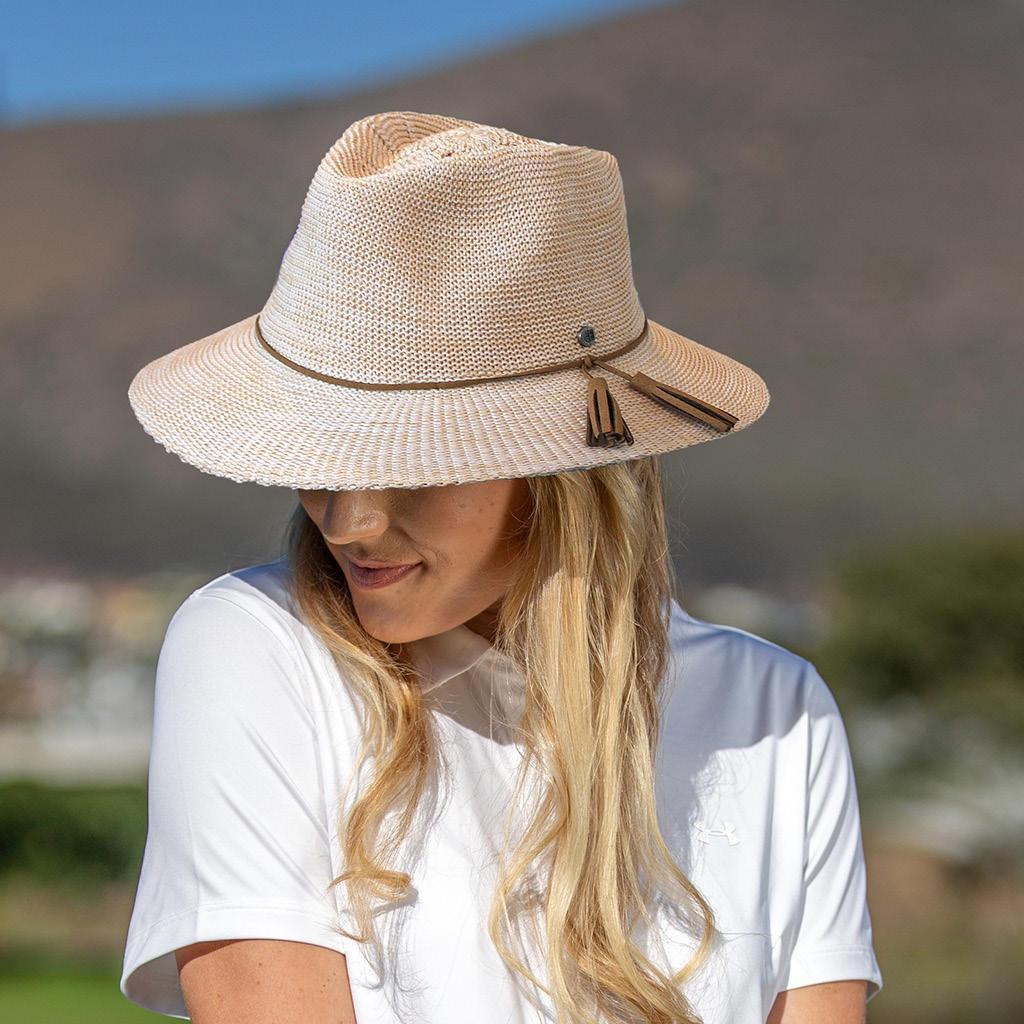 Caroline Fedora Wheat 58cm Hat