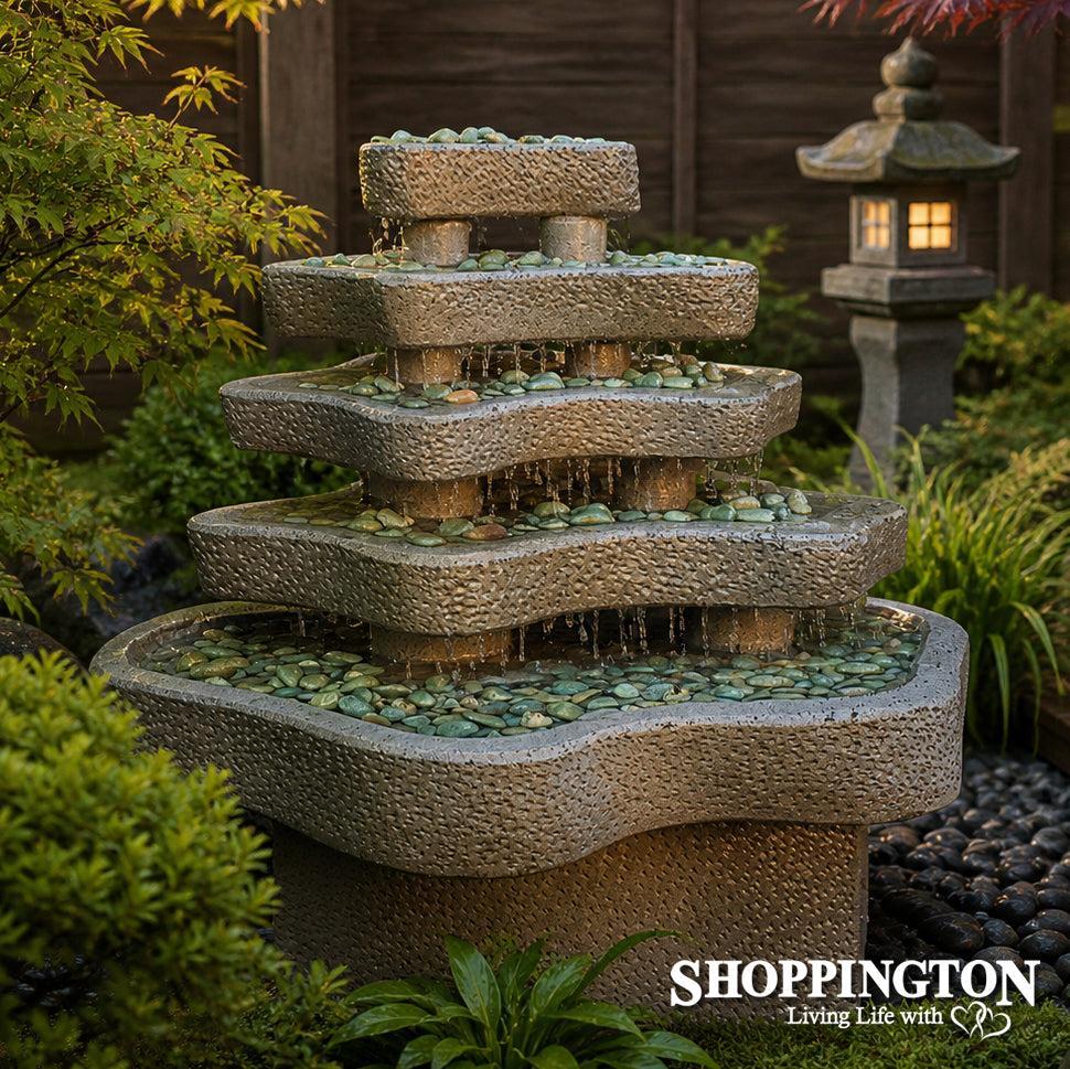 Cascading Platters Water Feature 100cm x 90cm