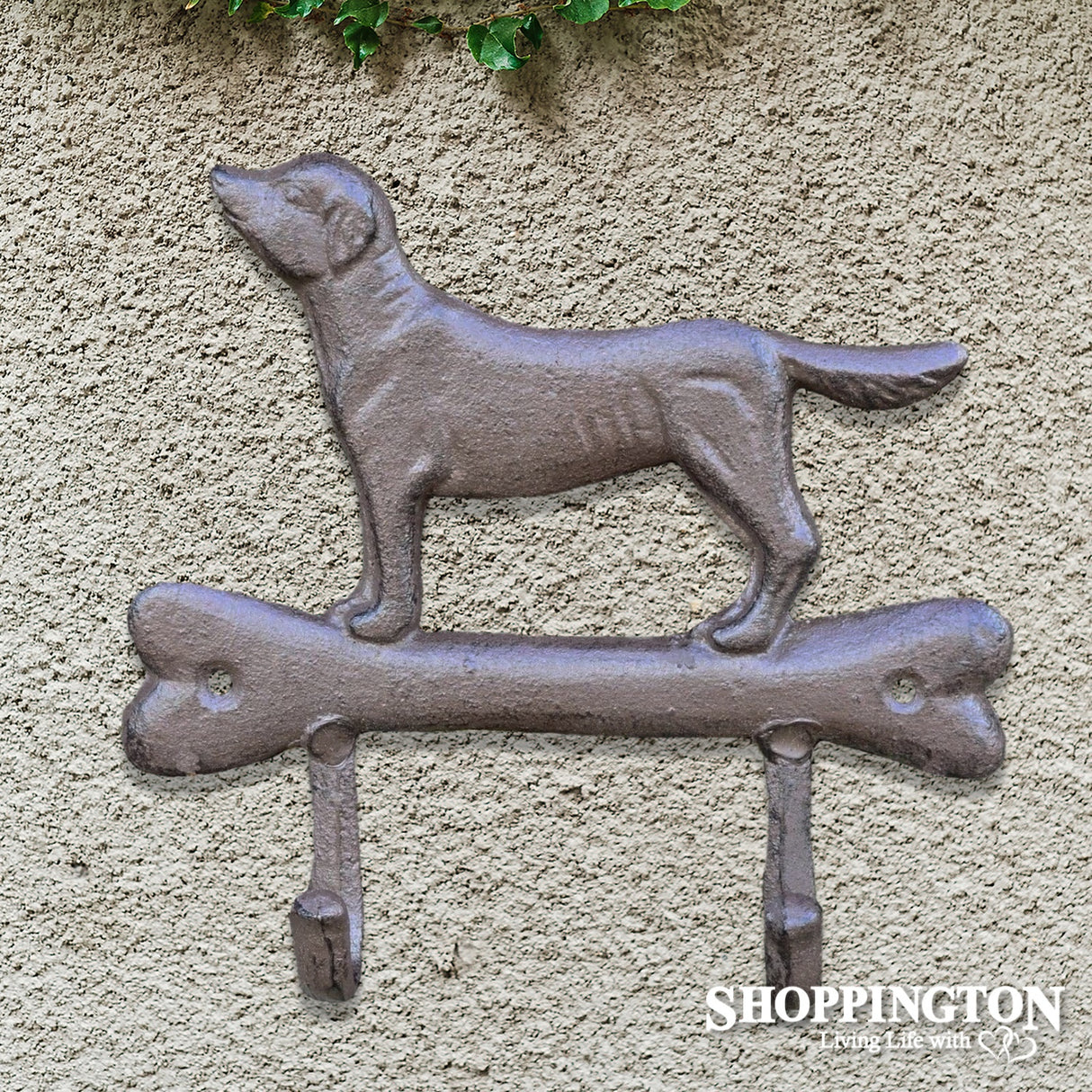 Cast Iron - Dog on Bone Hook