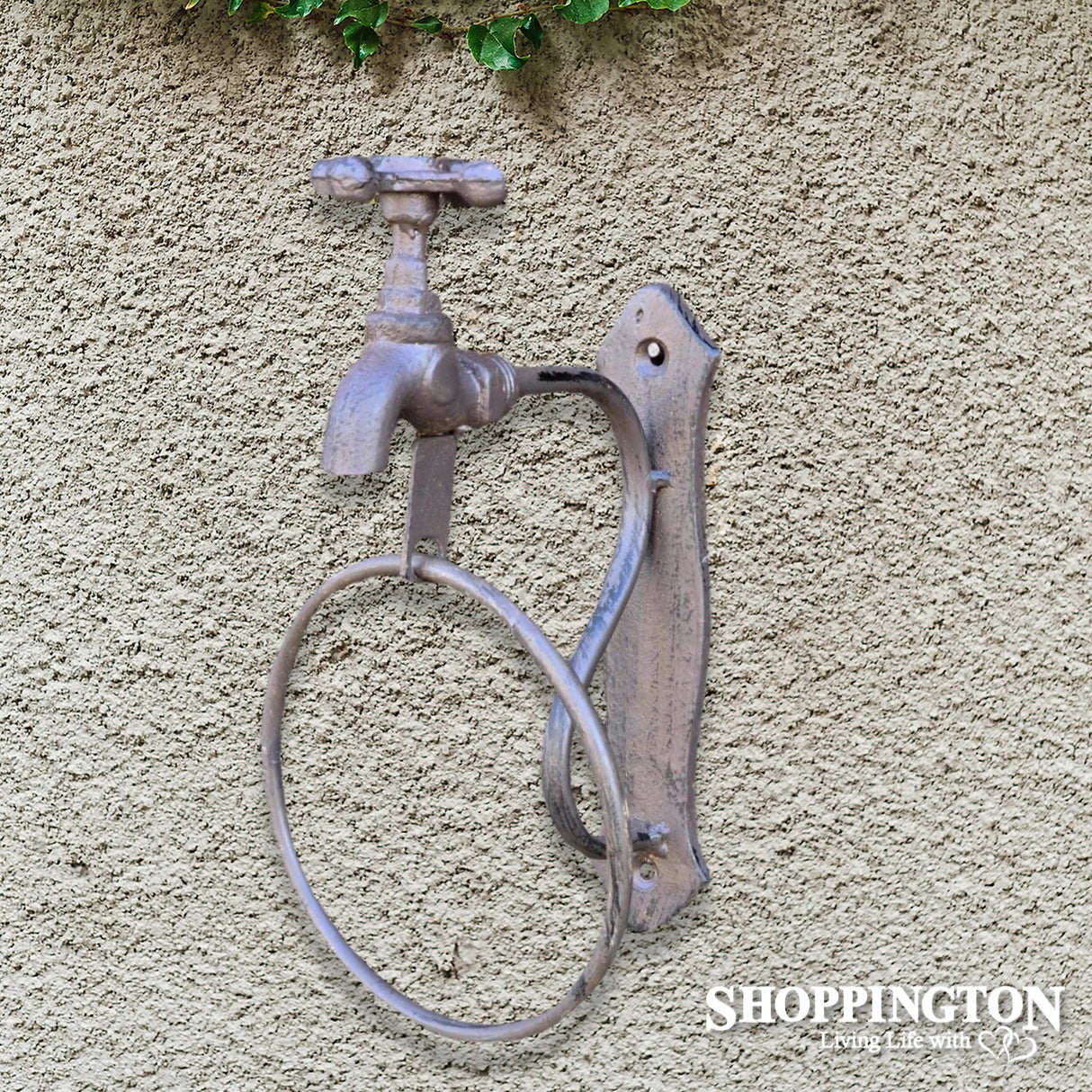 Cast Iron - Ring & Tap Towel Holder