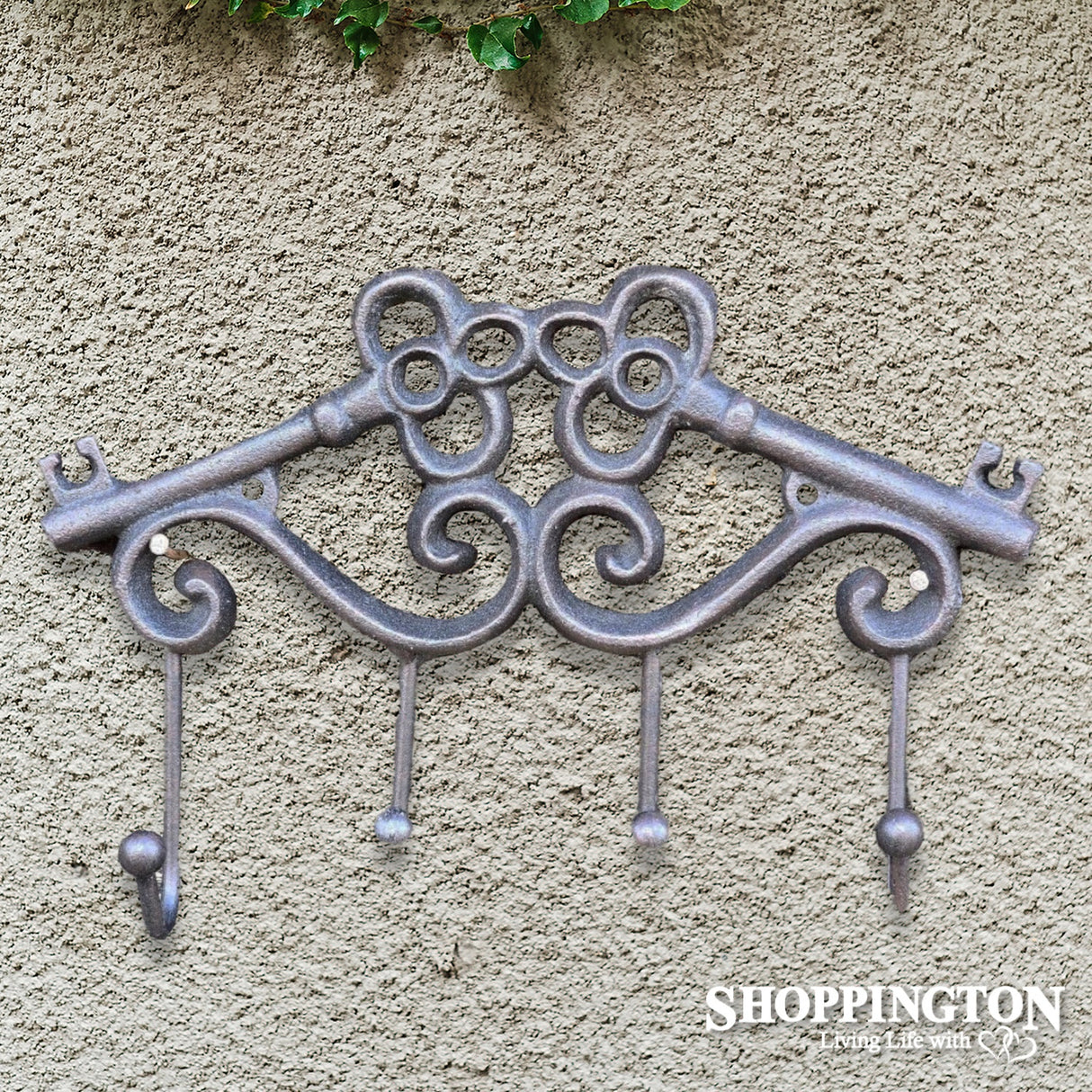 Cast Iron 2 Keys Hook