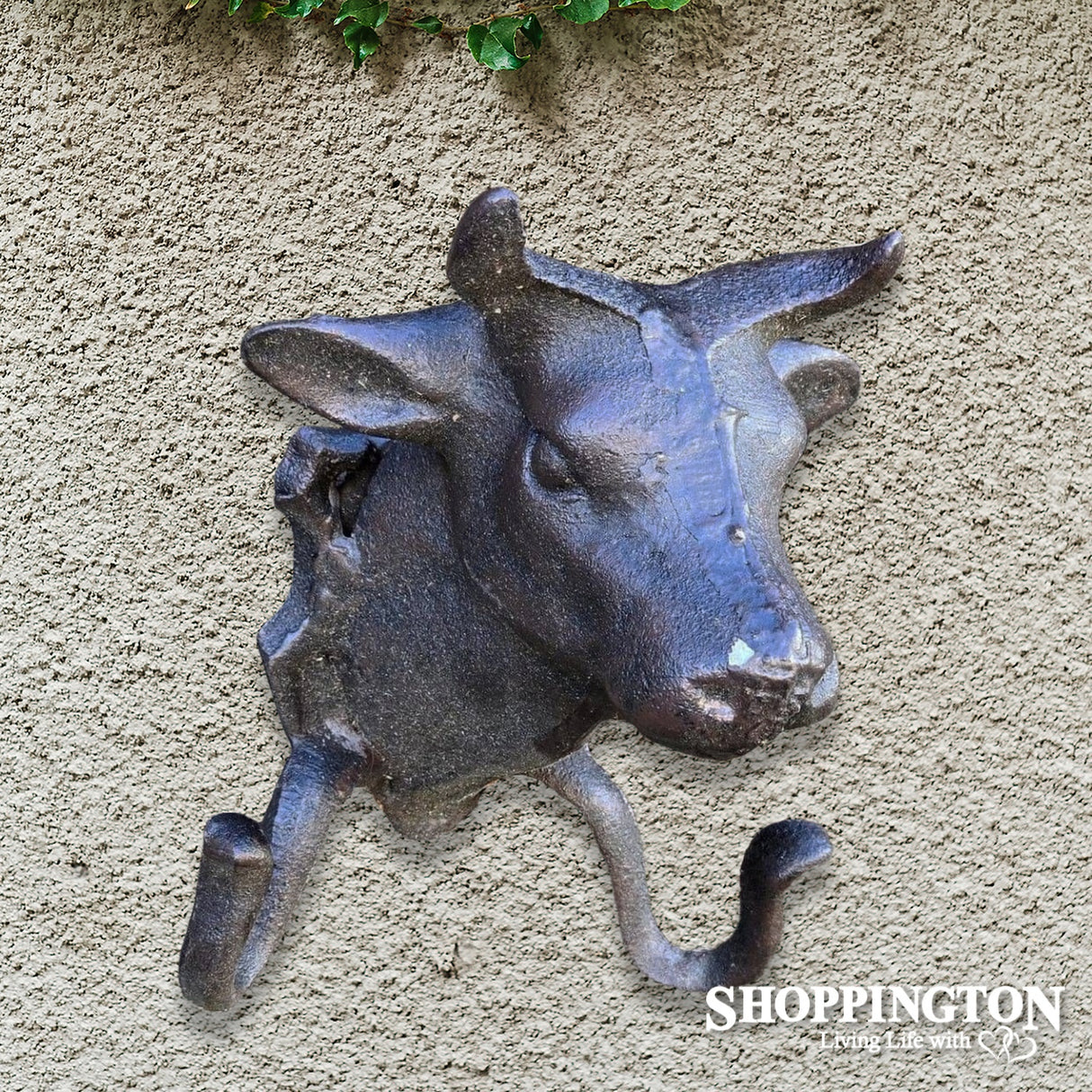 Cast Iron Bull's Head Hanger