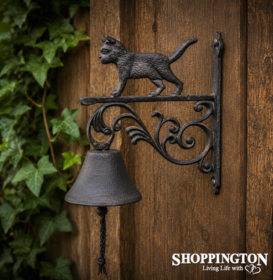 Cast Iron Cat Door Bell