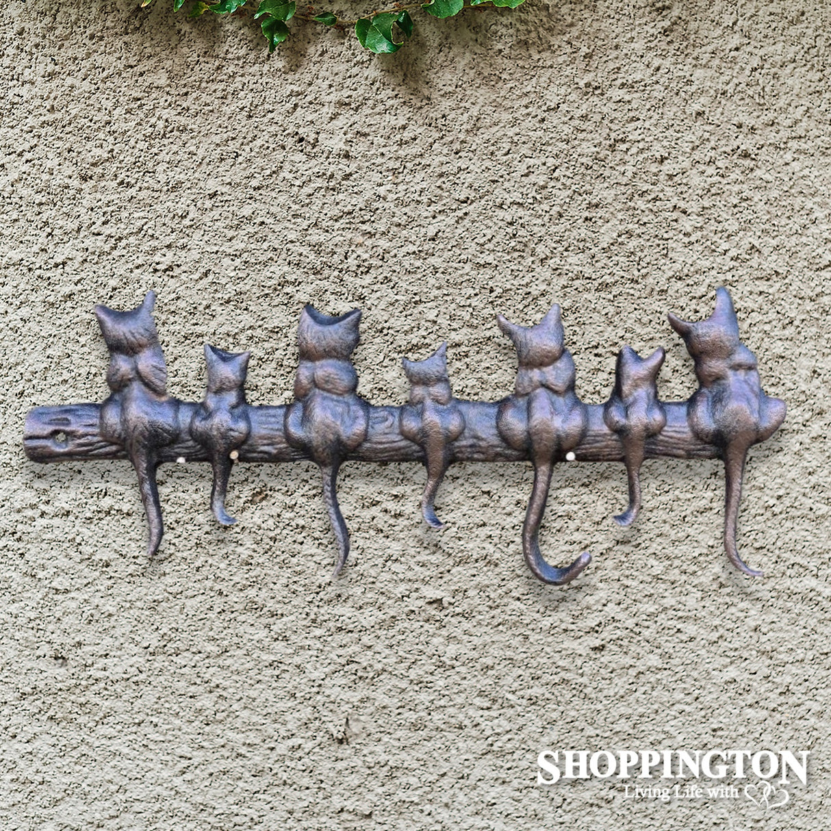 Cast Iron Cat Tail Hanger