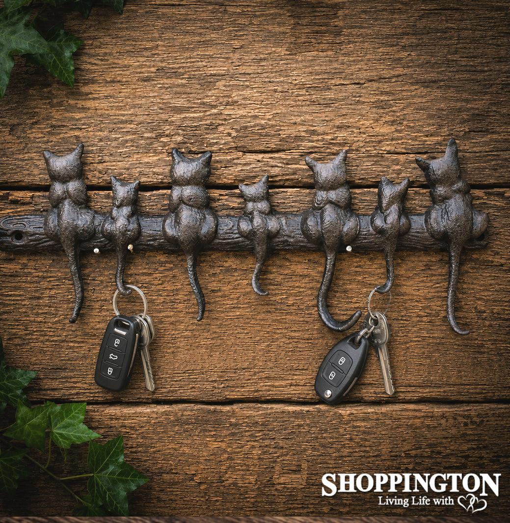 Cast Iron Cat Tail Hanger