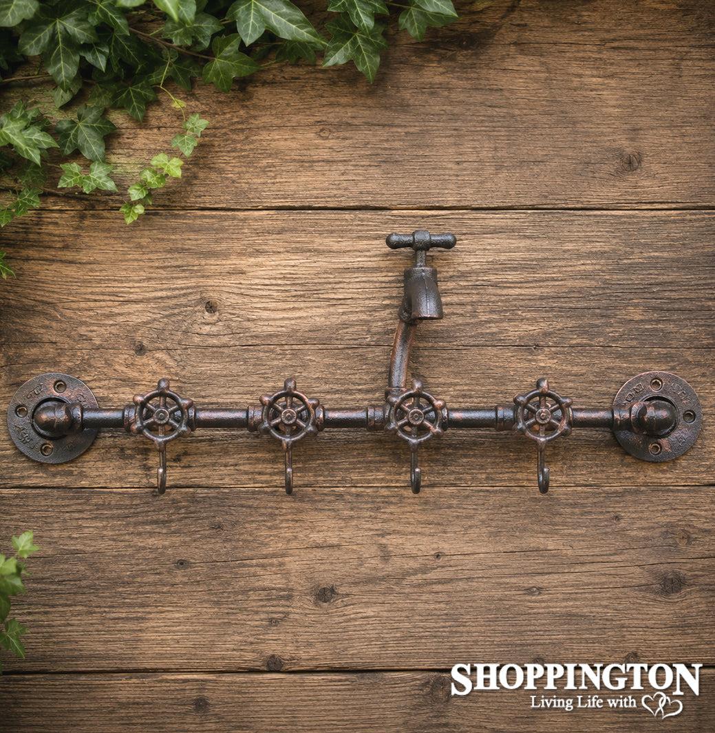 Cast Iron Copper Tone Tap Hook