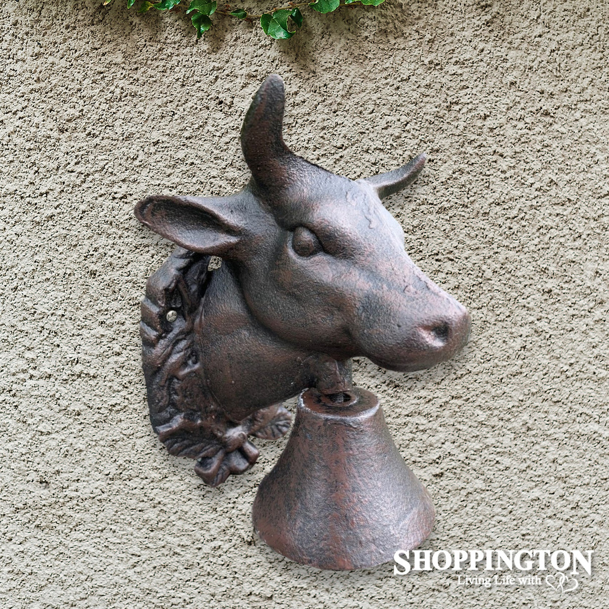 Cast Iron Cow / Bull Door Bell
