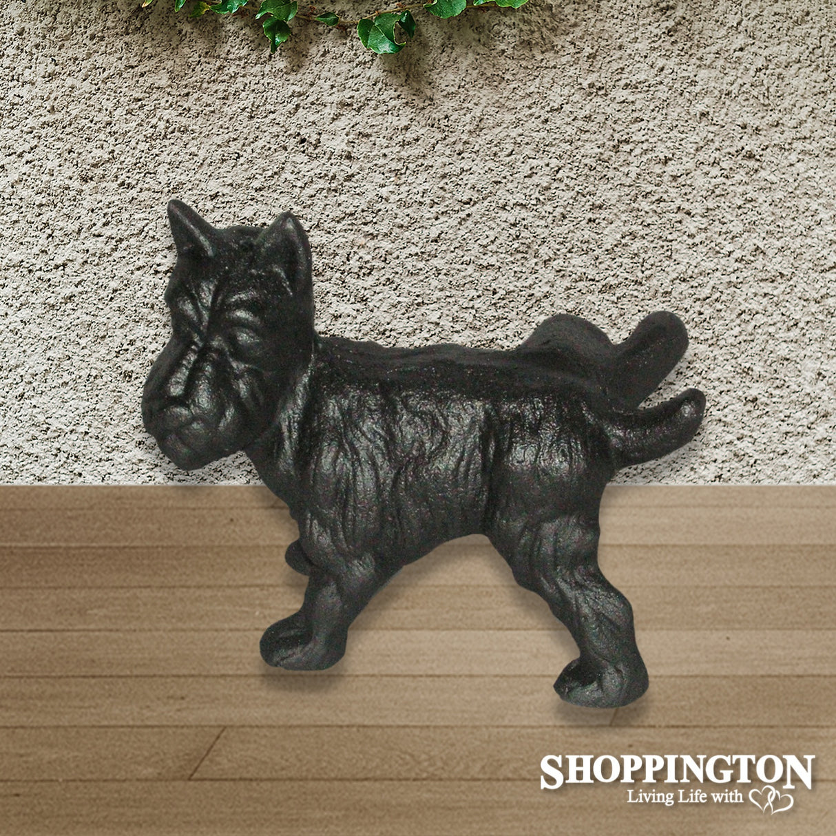 Cast Iron Dog Door Stop