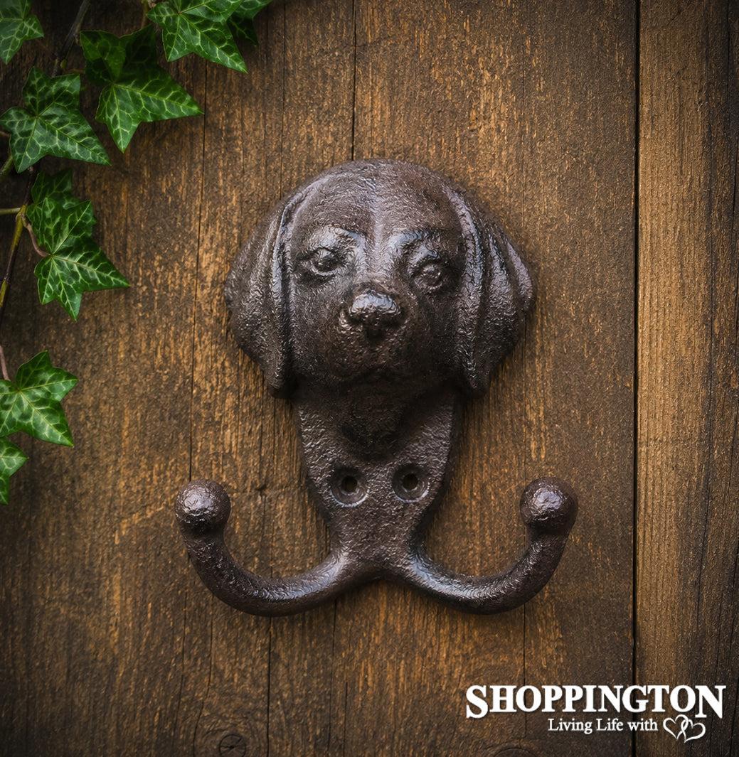 Cast Iron Dog Face Double Hook