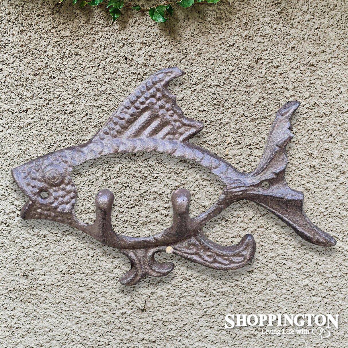 Cast Iron Fish Hook Double