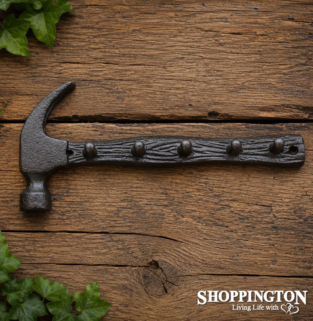 Cast Iron Hammer Key Hook