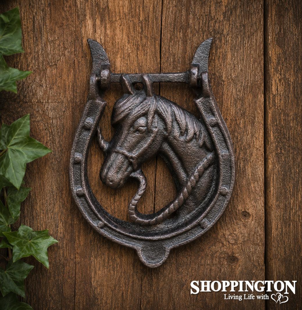 Cast Iron Horse Shoe Door Knocker
