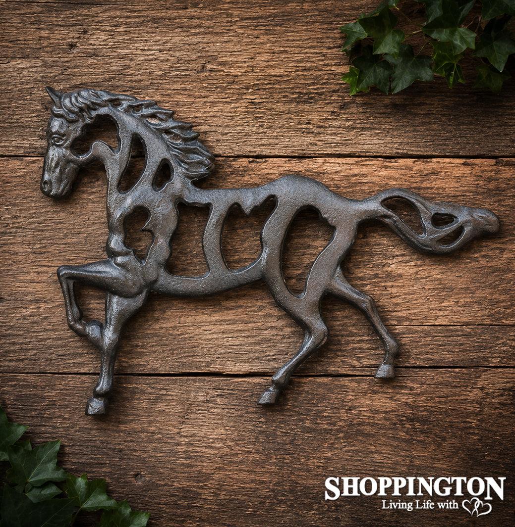 Cast Iron Horse Wall Art