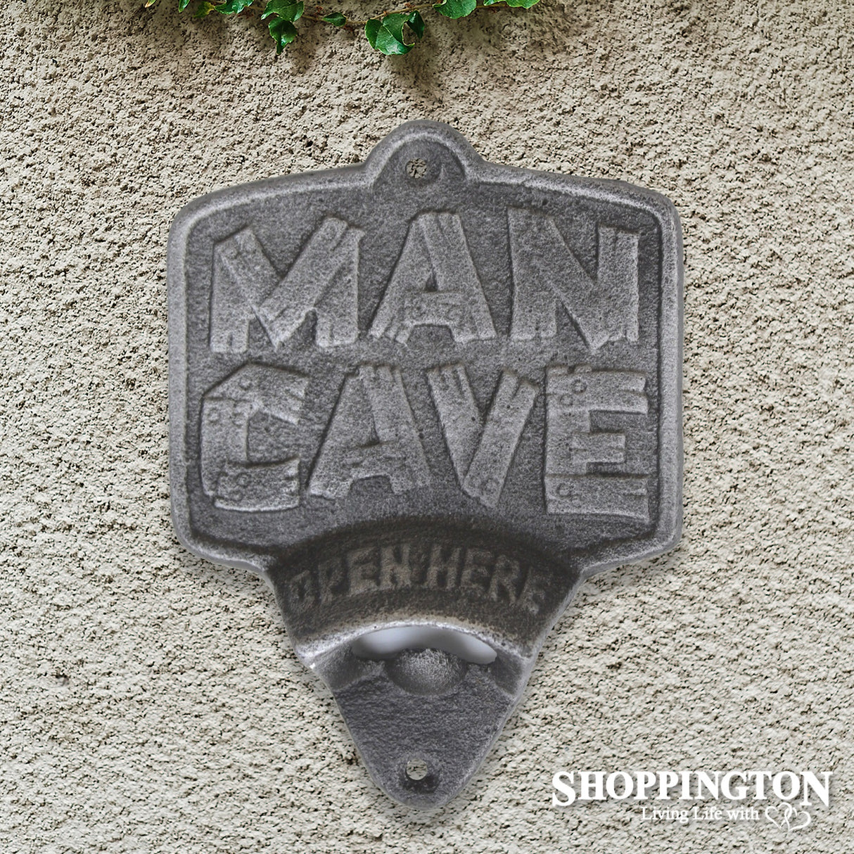 Cast Iron Man Cave Bottle Opener