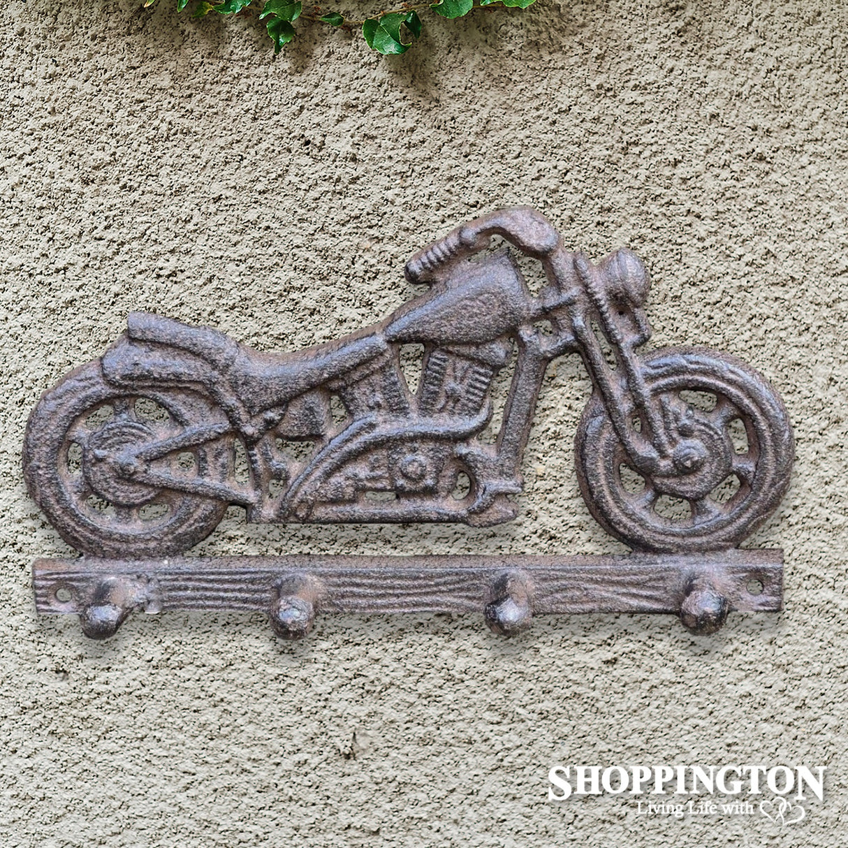 Cast Iron Motorbike Key Hook