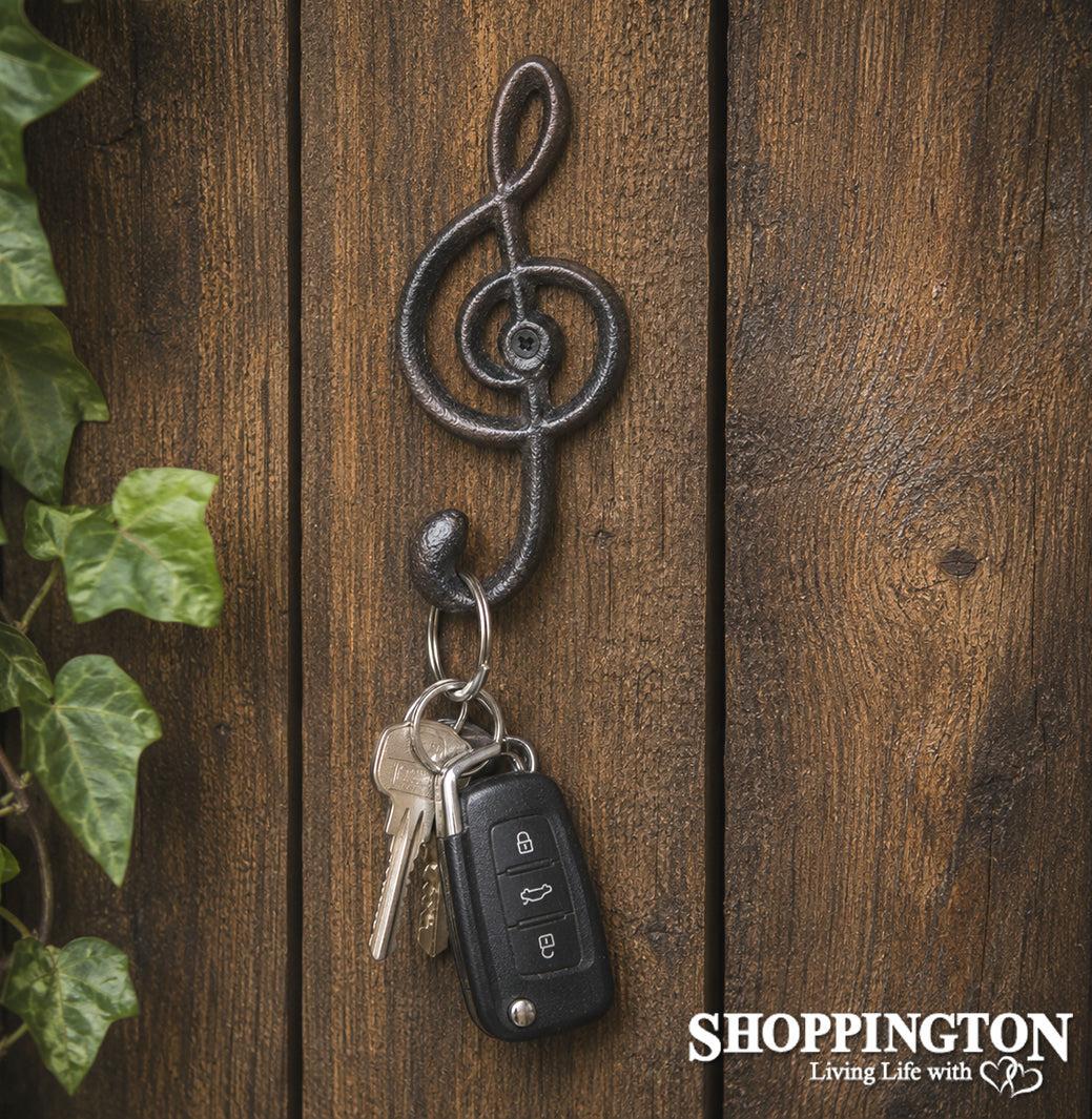 Cast Iron Music Note Single Hook