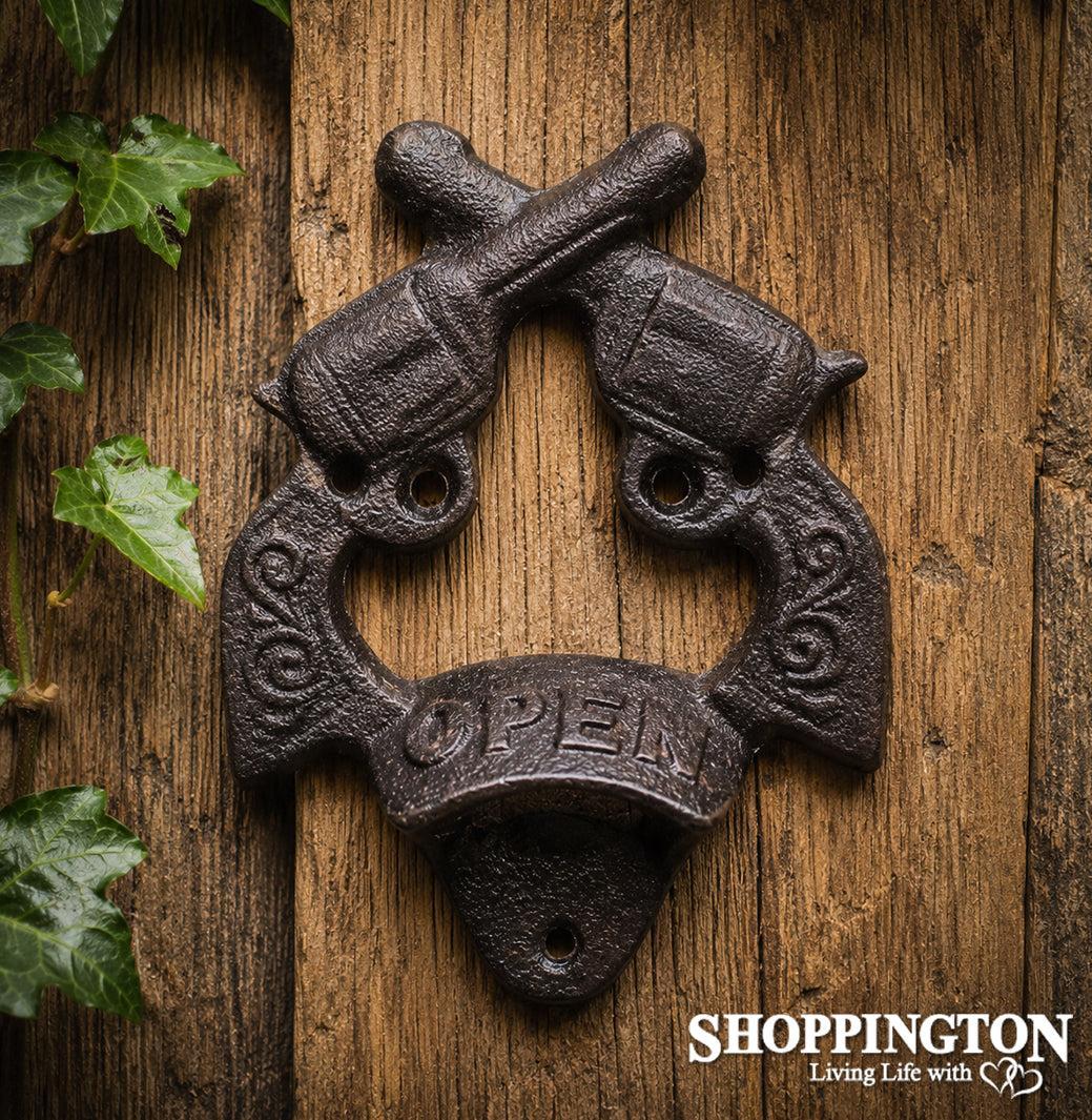 Cast Iron Pistol Bottle Opener