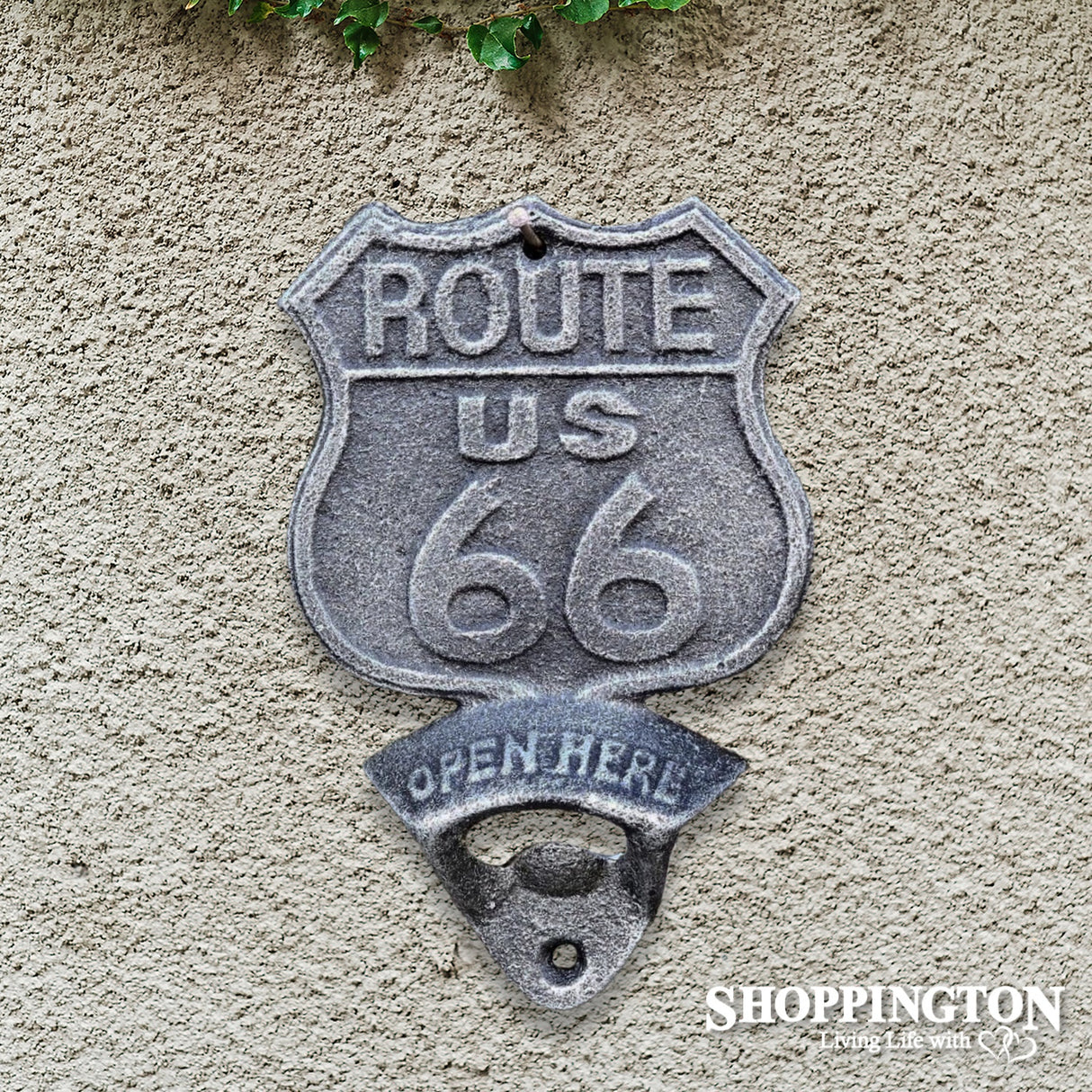 Cast Iron Route 66 Bottle Opener