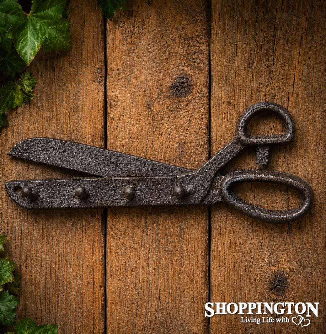 Cast Iron Scissors Key Hook