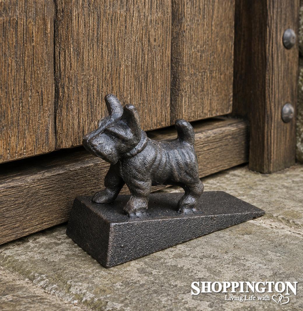 Cast Iron Scotty Dog Door Wedge