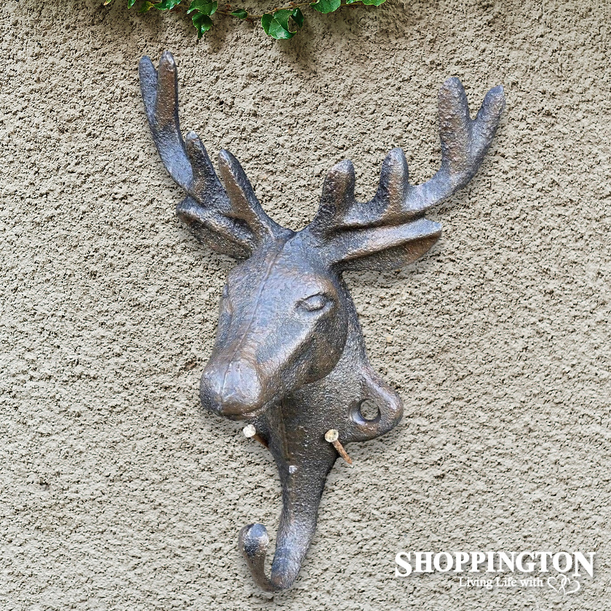 Cast Iron Stag Hanger Hook