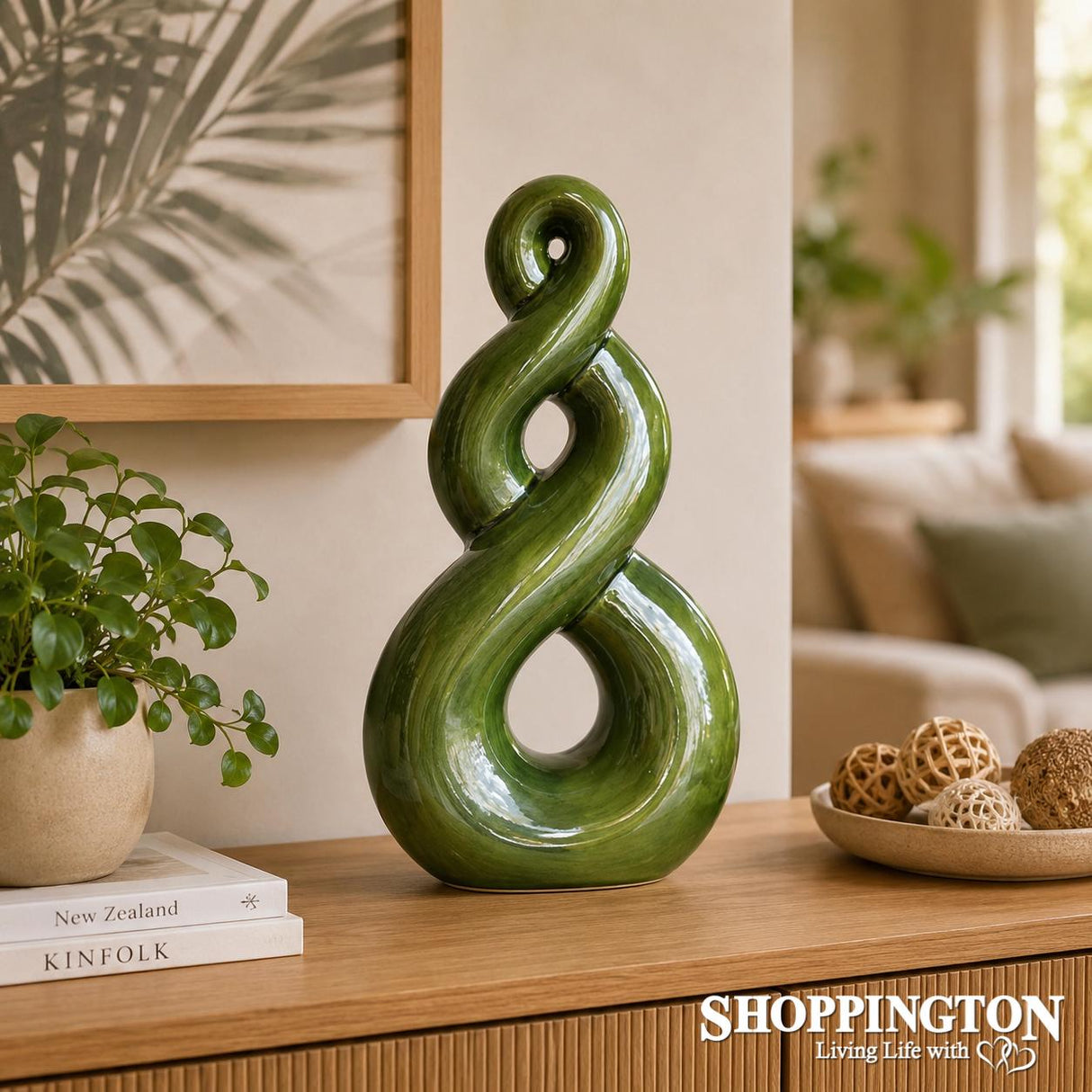 Ceramic Eternal Twist - Green