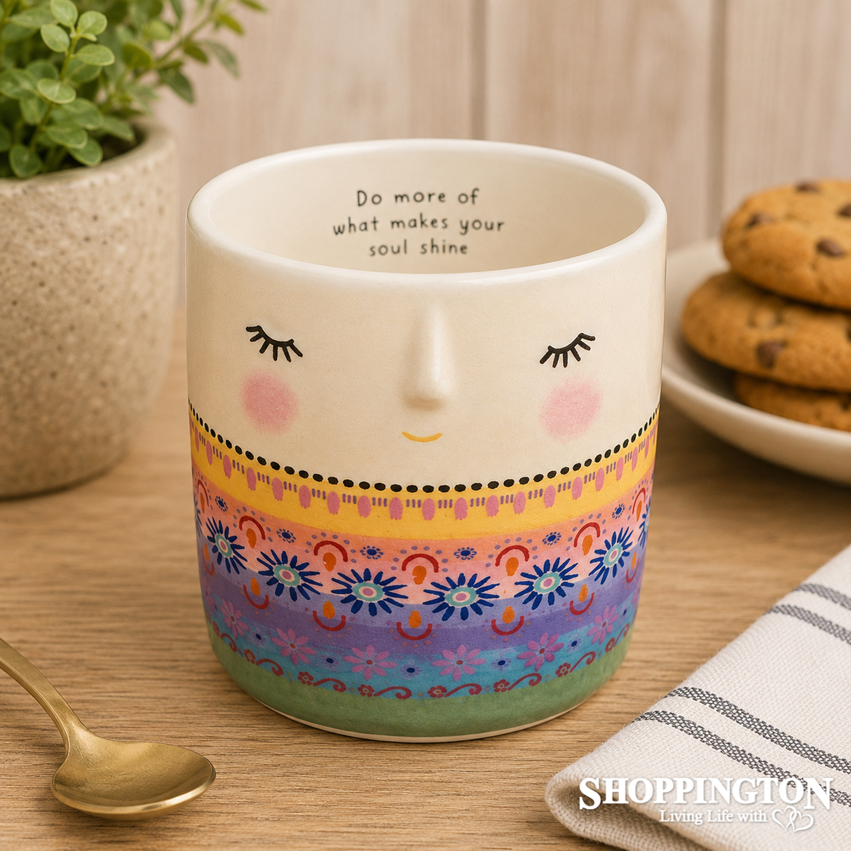 Folk Mug - Do more of what makes your soul shine