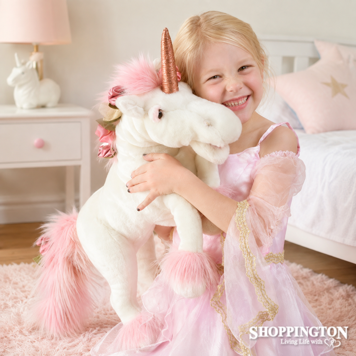 Folkmanis Puppet / Music Box Unicorn