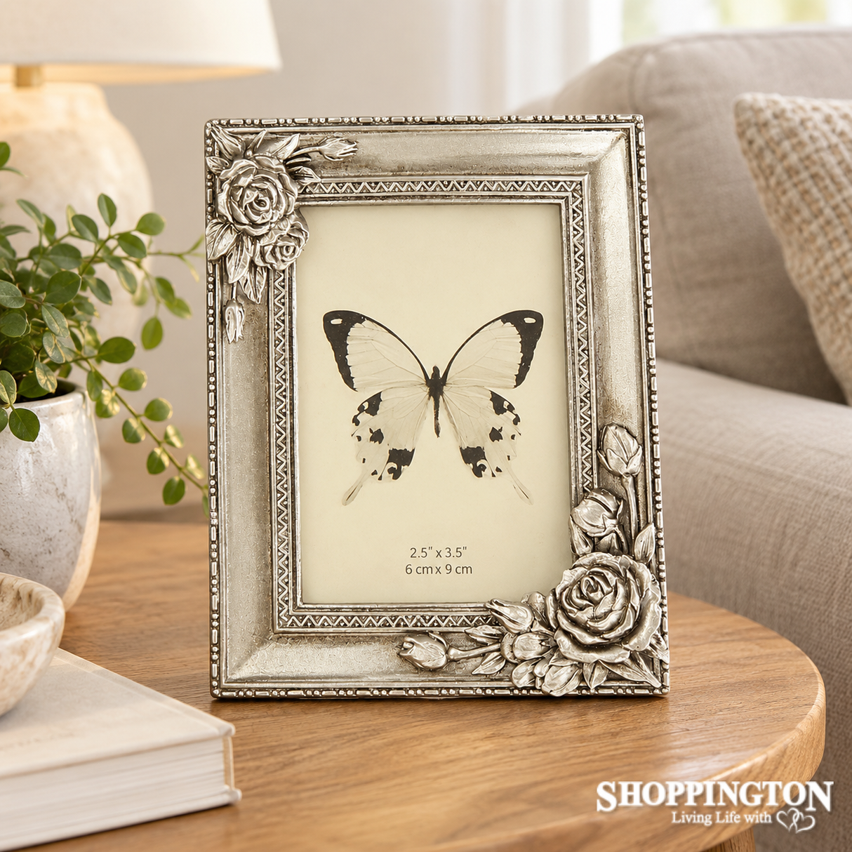 Rose Corner Photo Frame