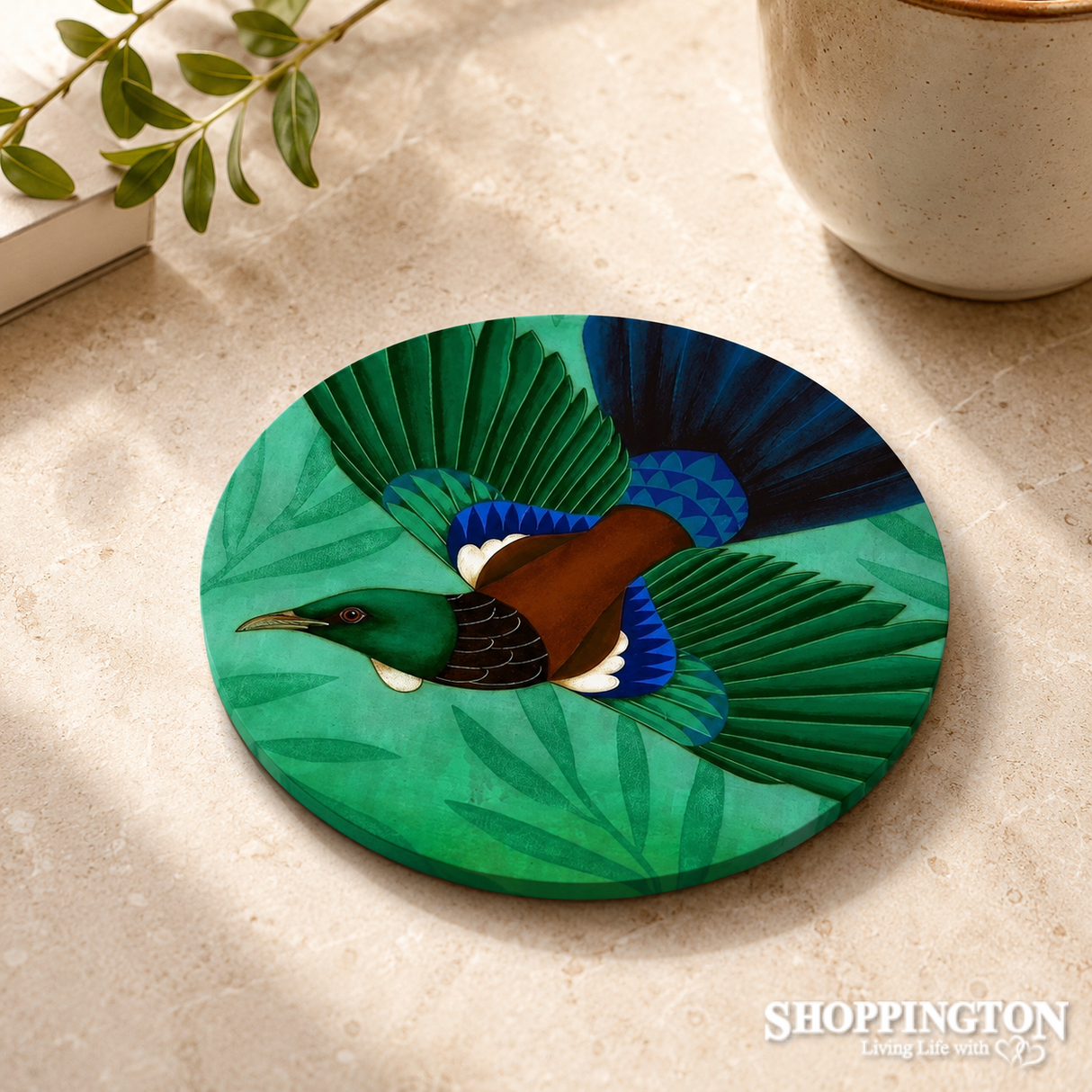 NZ Inspired Ceramic Coasters - Fly To Me