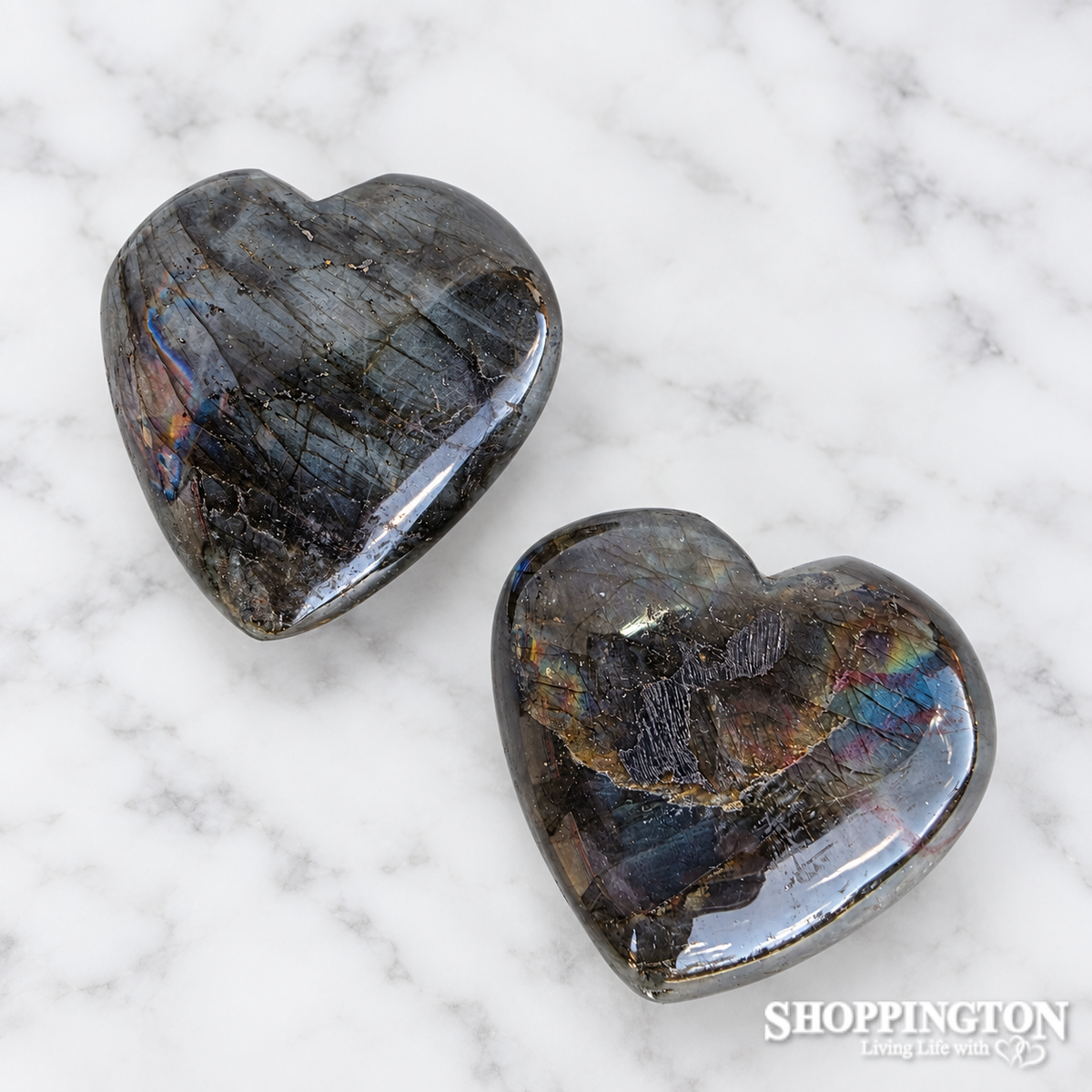 Heart - Labradorite 6cm