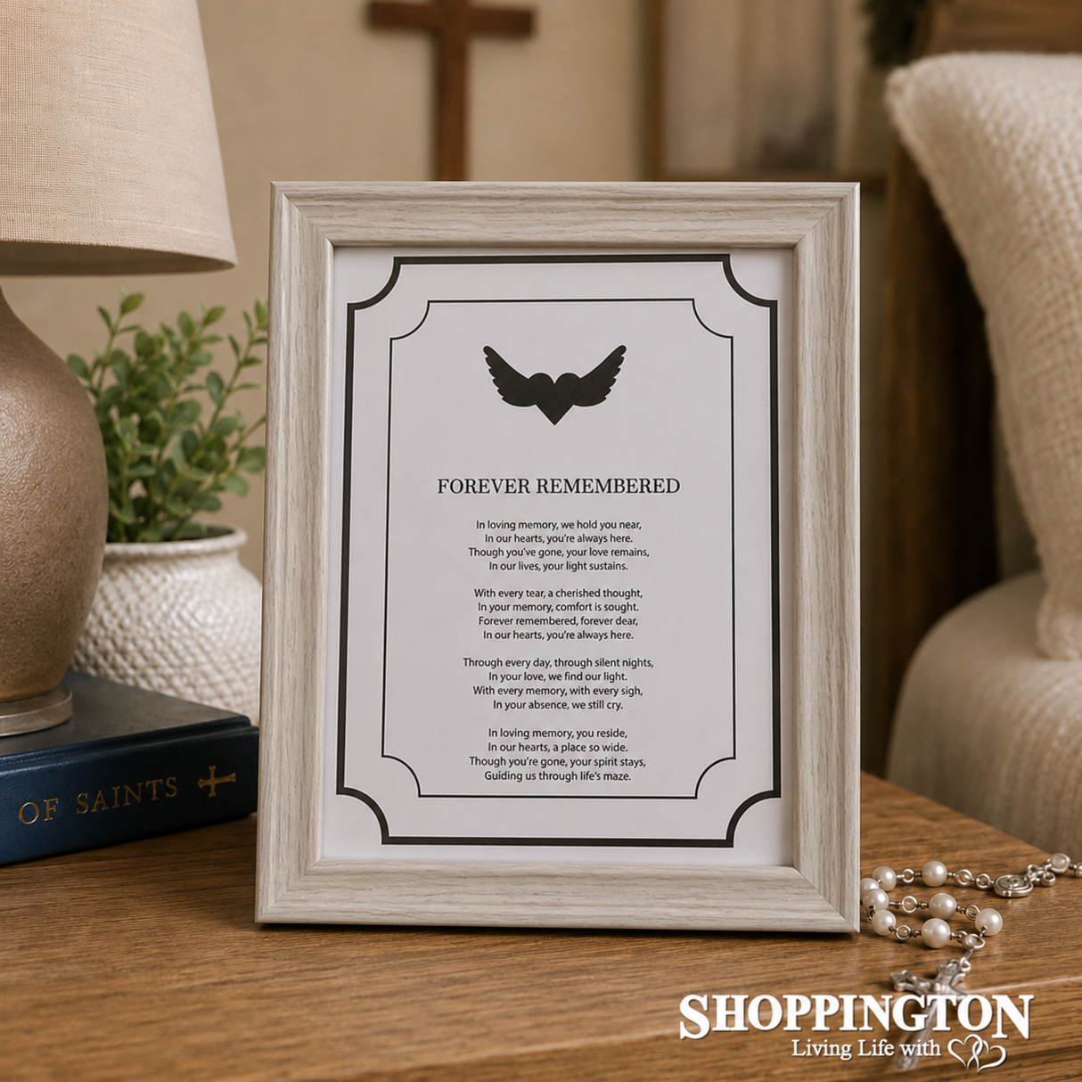 Forever Remembered - Poem Frame