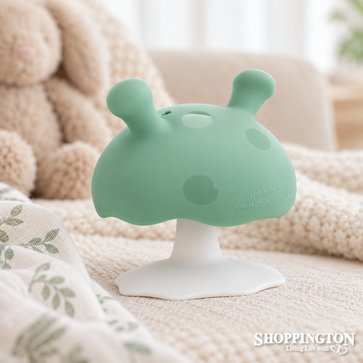 Mushroom Teether - Eucalyptus